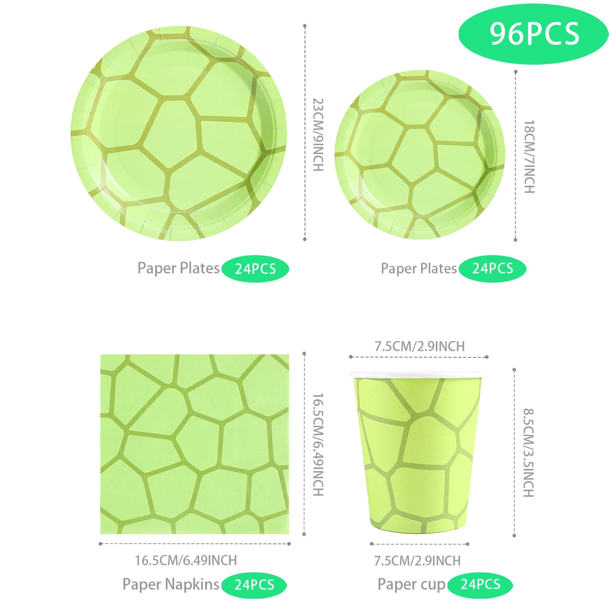 Turtle Party Decoration Turtle Birthday Party Tableware Supplies Paper Plates Cups Napkins Children's Boy Girls Birthday - view 3