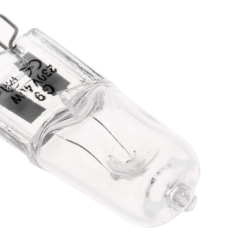 2Pcs G4/G5.3/G9หลอดไฟ DC 12V/220V หลอดฮาโลเจนหลอดฮาโลเจนโปร่งใสแต่ละหลอดด้านในกล่องตกแต่ง