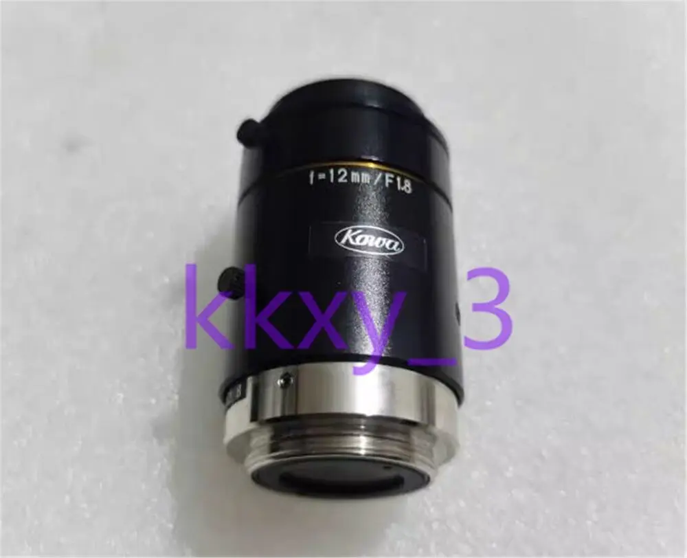 1 PCS KOWA LM12JC10M Industrial Lens 12mm Megapixel 2/3 C Port F1.8 good