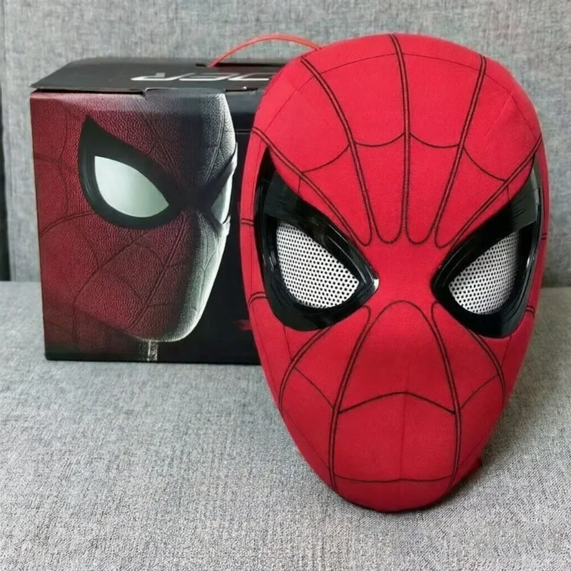 In Stock Miles Spider-Man4 1:1 Scale Electronic Mask With Moving Glowing Eyes Cosplay Toy Gift For Boys Gift view 4