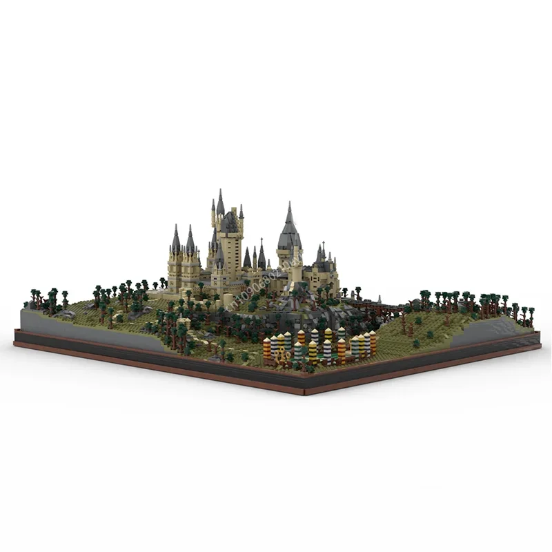 11726pcs Moc Hogwarts Castle Epic Build Modular Building Blocks Fai da te Creativo assemblaggio Mattoni educativi Giocattolo Presente