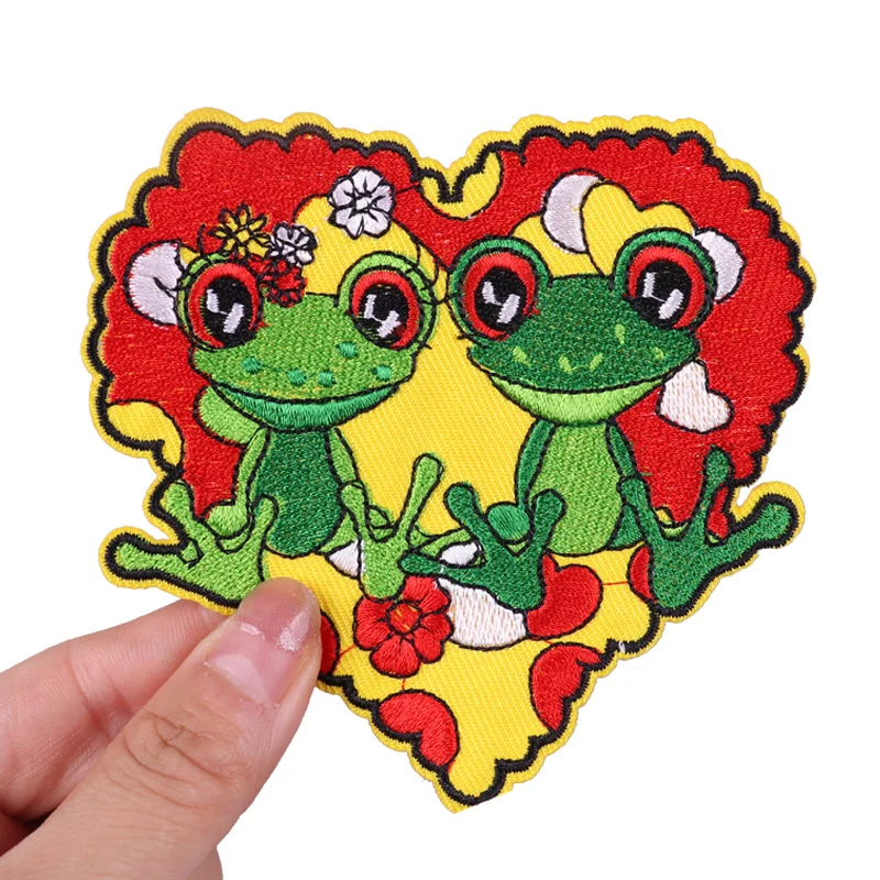 NIEUWE Oeteldonk embleem borduurpatches voor kleding naai applique DIY vijfpuntige ster liefde hart opstrijkbare patches voor kleding