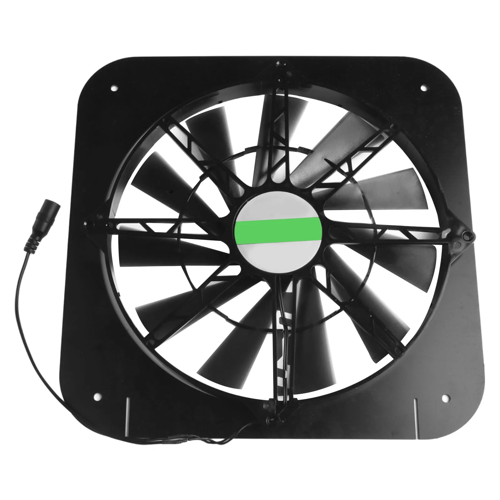 For Home Ventilation Solar Extractor Stable Operation Vibration Dampening 9.8in Diameter Higher Airflow Low Noise