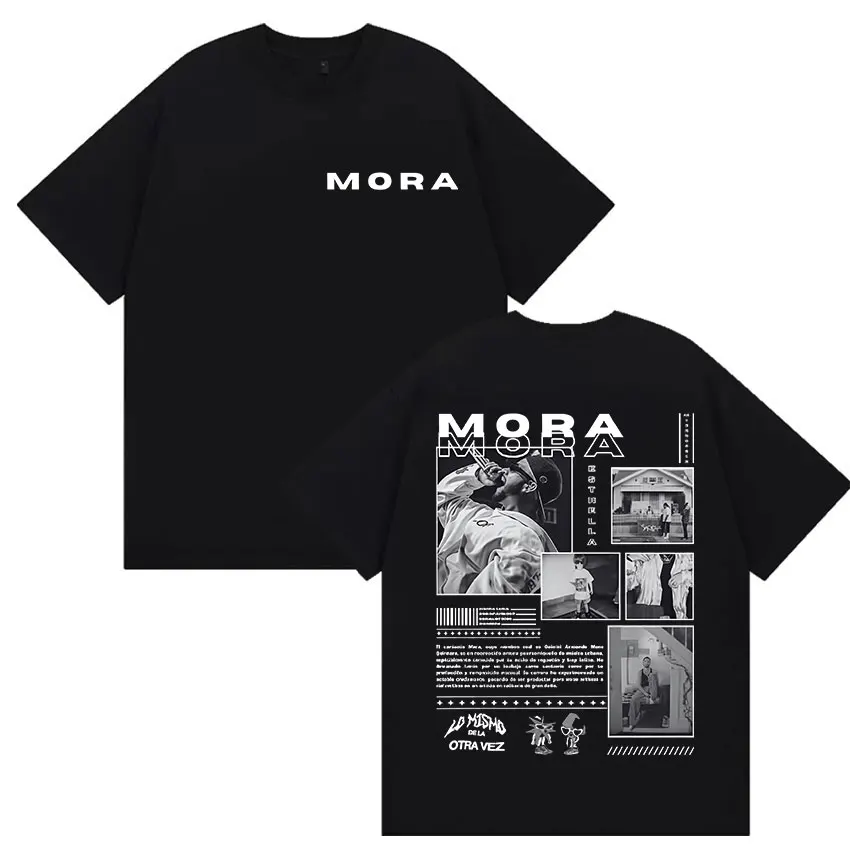 Rapper MORA Album 2025 Graphic T Shirt Men's Hip Hop Vintage Fashion O-Neck T-shirts Casual Oversized Cotton T-shirt Streetwear.