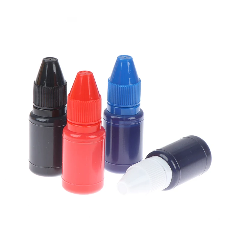 1pc 10ml Inkpad Flash Refill Fast Drying Stamping Ink Photosensitive Stamp Oil Gift Accessories