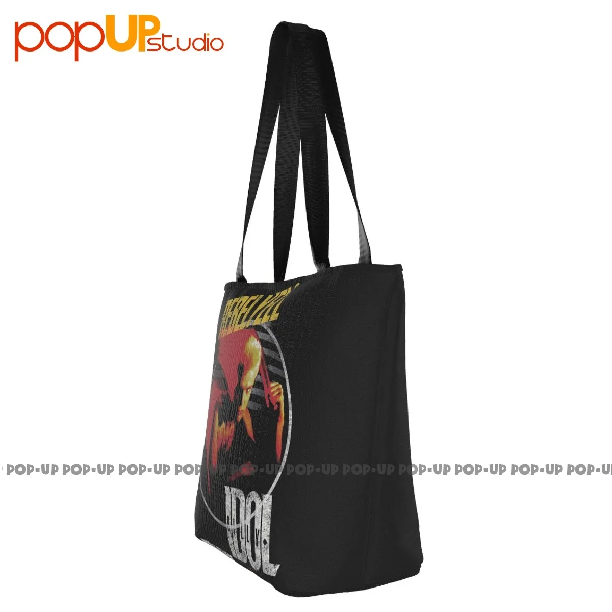 Billy Idol Retro Handbags All-Match Shopping Bag Grocery Bag