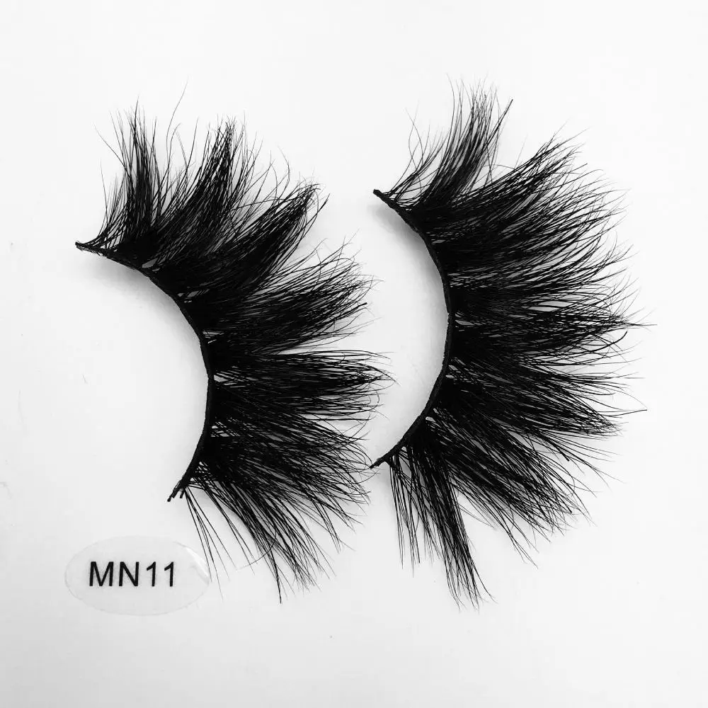 SKONHED 1 Pair Beauty Makeup Dramatic Thick Long Handmade 27mm Lashes Eye Lash Extension 3D Soft Mink Hair False Eyelashes