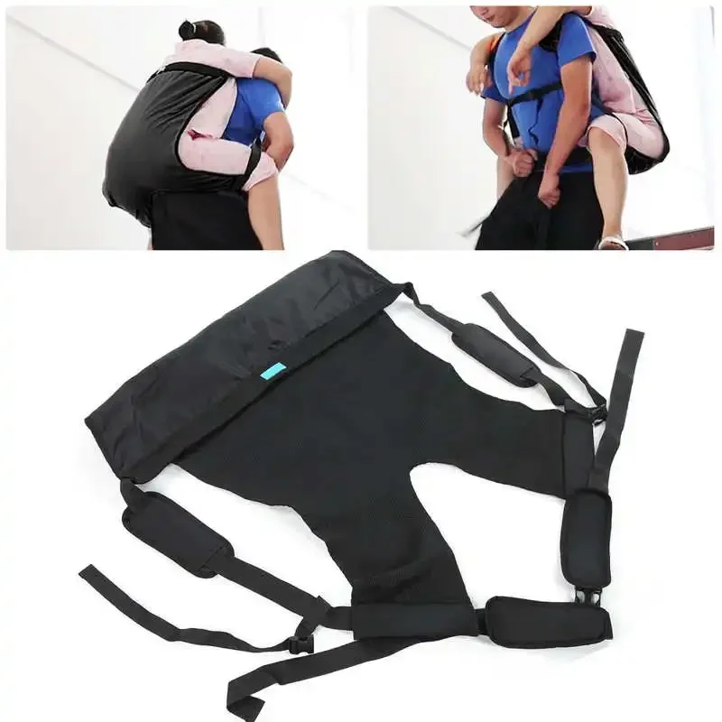 Patient Lift Sling Carrier One-Person Transferring Belt Carrying Up Down Stairs To Bed,Wheelchair,Chair,Car,Vehicle for Disabled