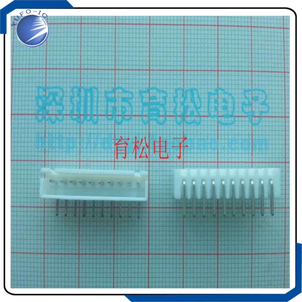 10PCS/LOT 11PIN XH2.54  The Right Angle Pin plug type connector socket XH2.54-11P spacing 2.54MM Terminal