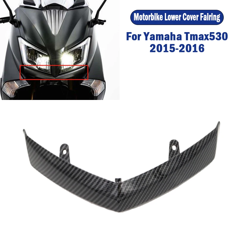 For Yamaha Tmax 530 T MAX530 2015 2016 tmax 530 Motorcycle ABSCarbon Fiber Appearance Lower Air Intake Panel Lower Cover Fairing