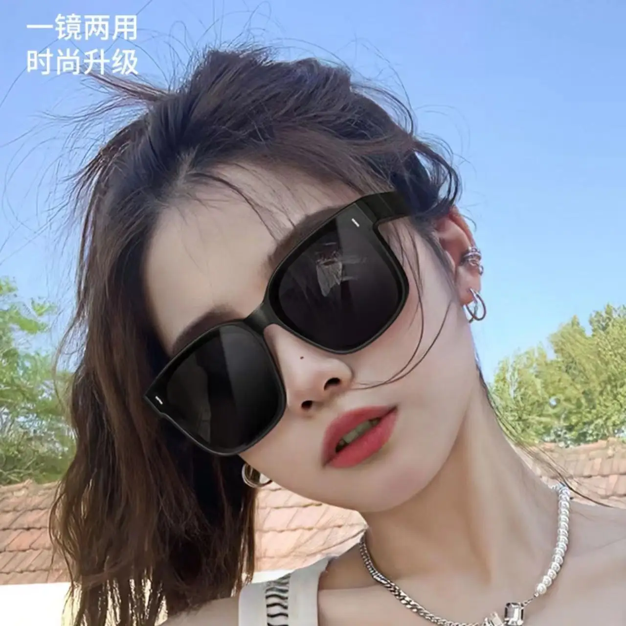 Large Polarized Fit over Sunglasses Lightweight Driving & Riding Eyeglasses for Women Men Fitover Glasses - view 5