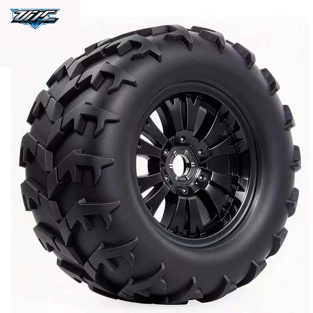 2/4PCS 150mm 1/8 RC Monster Truck Tires 17mm Hex Wheels Built-in Foam Insert for ZD HSP 94996 94762 HPI Redcat Kyosho DHK - view 6
