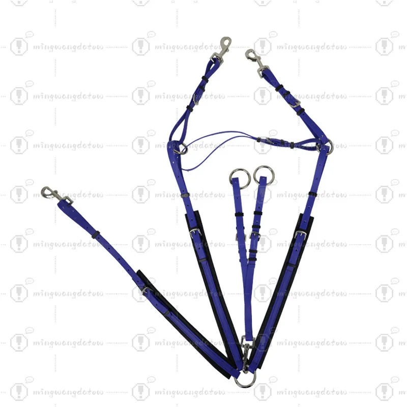 PVC Endurance Breastplate & Down Strap, Triangle Chest Strap, Saddle Accessories, Equestrian Tack