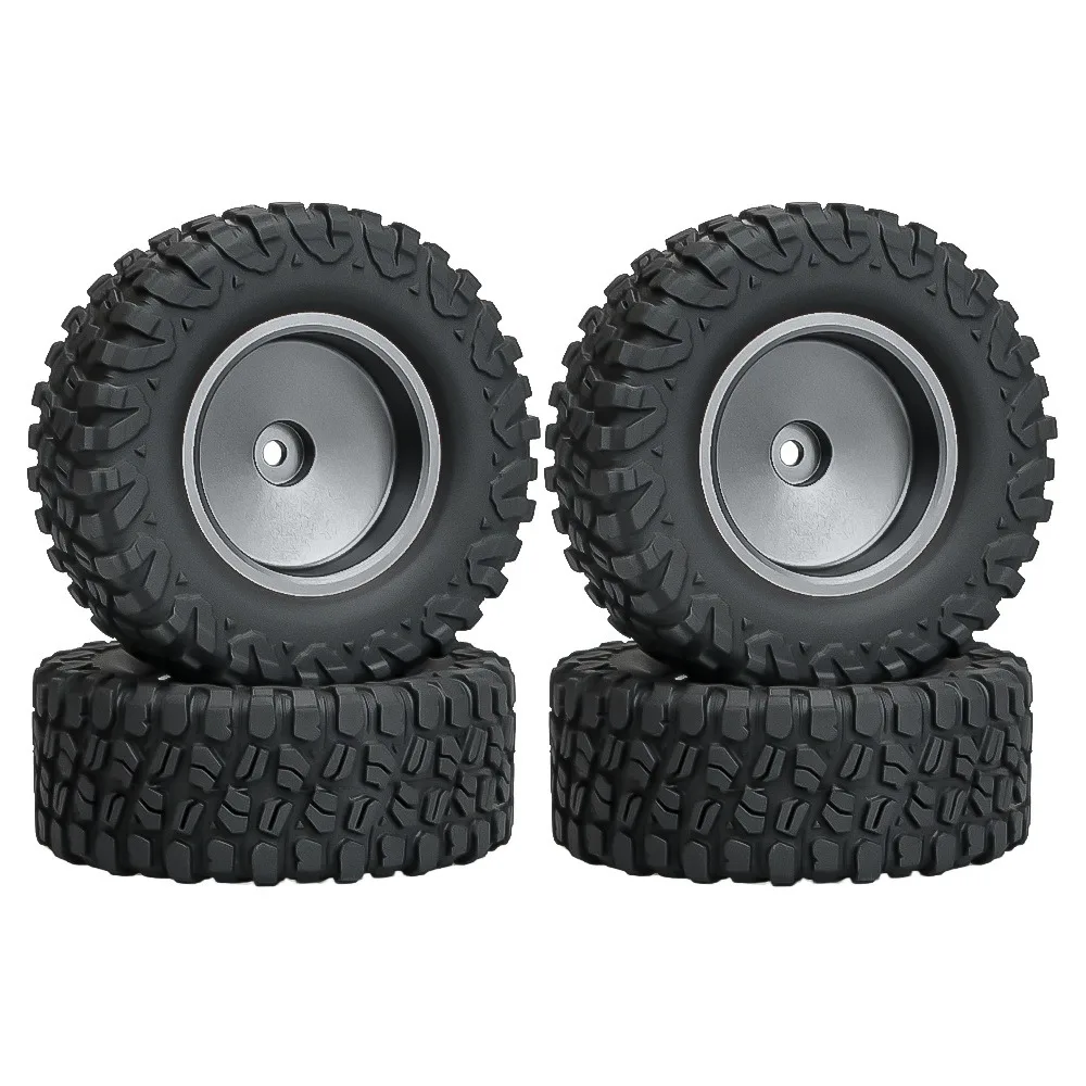 

Aluminum Alloy 1.3 Inch Beadlock Wheel Rim Tire For 1/24 Fms24 Axial Scx24 1/18 Trxs Trx4m Trx4-m Rc Crawler Car Tire