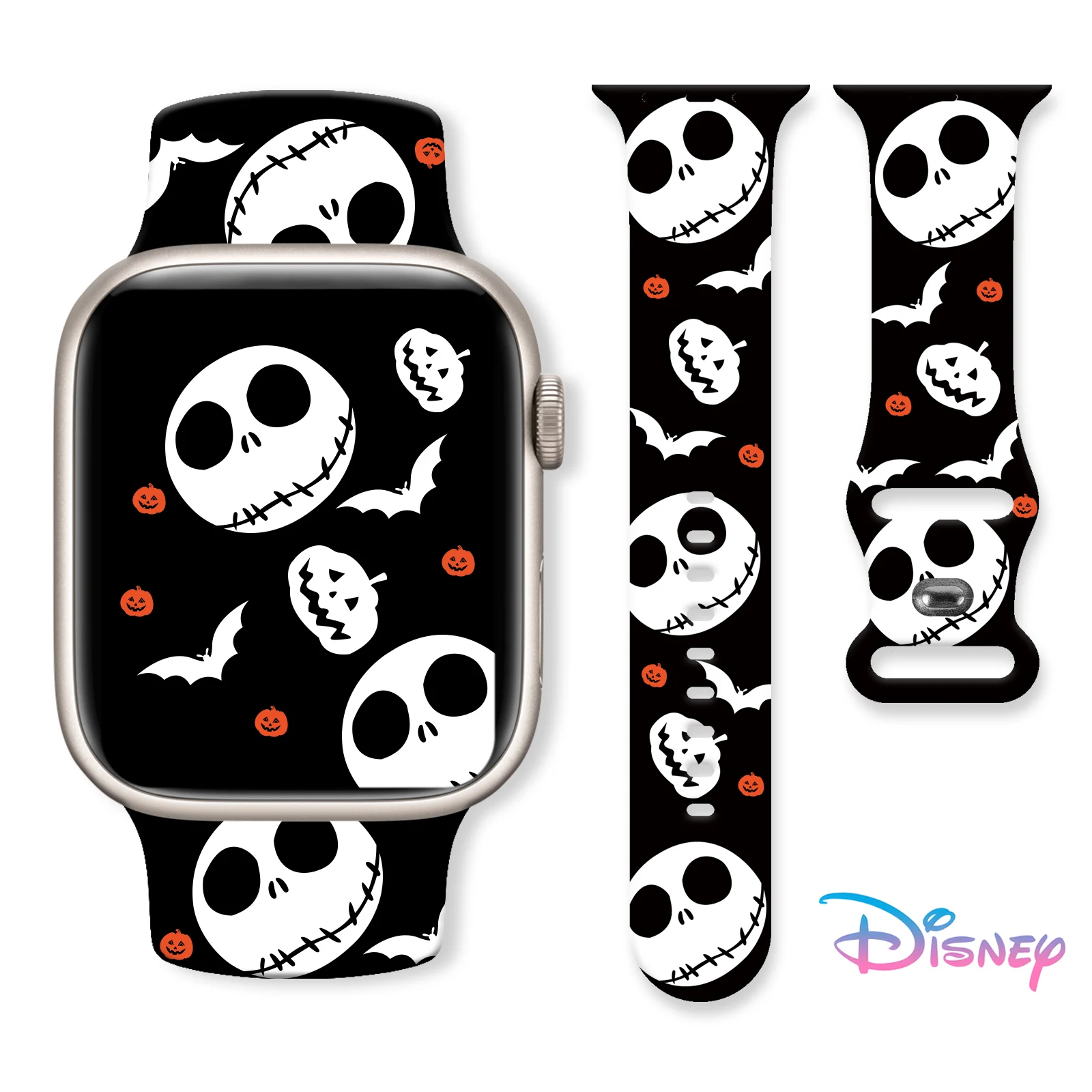 

Disney Jackie Lisa for Apple Watch 11 10 9 8 7 Silicone Band Replacable Bracelet for iWatch 46mm 42mm 41mm 40mm Watchband