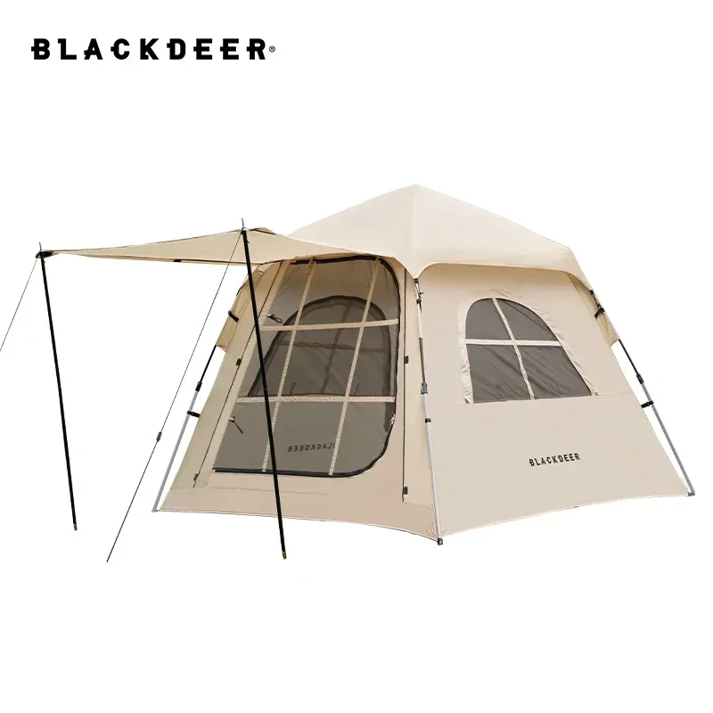 Blackdeer Automatic Tent Camping 4 Seasons 4 People Fast Portable Beach Backpack Shade Waterproof Anti Uv Trips Outdoor Cabin