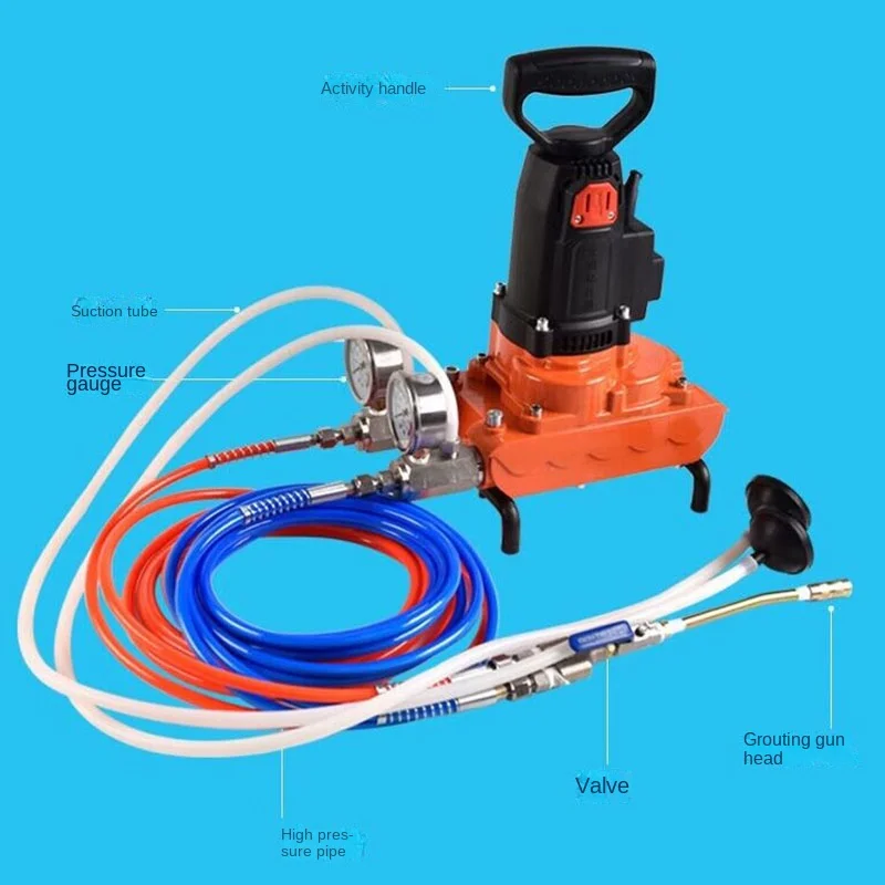 2700W Waterproof grouting machine High pressure mending and leaking machine Needle machine Polyurea filling machine Epoxy resin