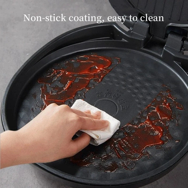 Pancake Machine Crepe Maker Household Double-sided Heating Electric Baking Tray 25mm Deepened Non-stick Pan Pizza Machine