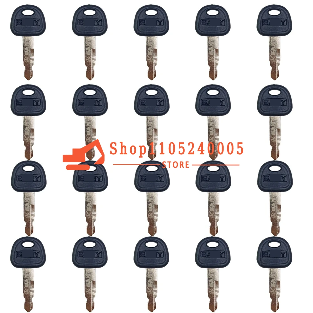20/10/5/1PCS Brand New Ignition Keys for Excavator Bulldozer Loader Heavy Equipment Key