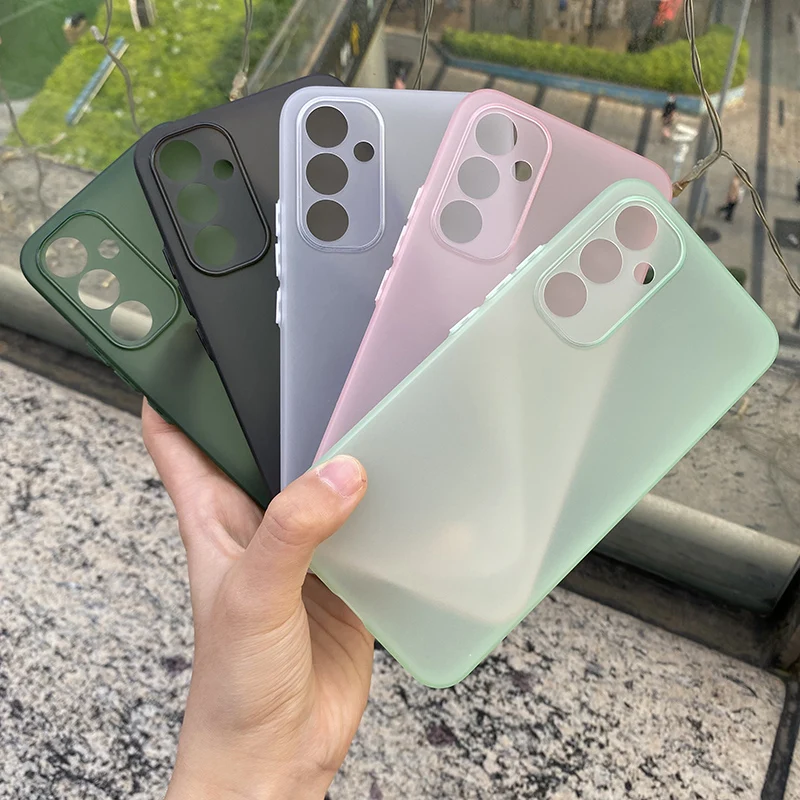 

Luxury Candy Color Matte Silicone Soft Case For Samsung Galaxy S25 S24 S23 S21 Fe S22 Ultra Plus 0.3mm Ultra Thin Transparent
