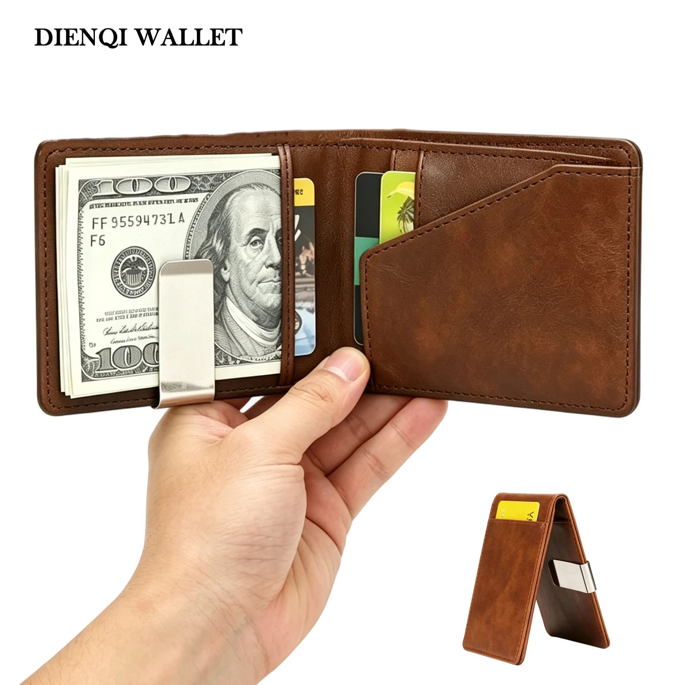 Cartera de Cuero para Hombre, Porta Tarjetas Fotográficas, Porta Tarjetas Kpop, Bolso de Diseñador de Lujo, Bolso Zara, Tarot, Pokemon, Cartera Delgada para Hombre, Coraline