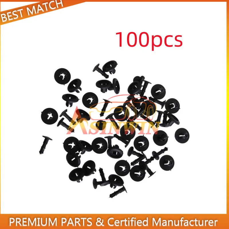 

100PCS BC1D56145 Push-Type Bumper Fastener Rivet Retainers Fits For Mazda Protege 1996-On