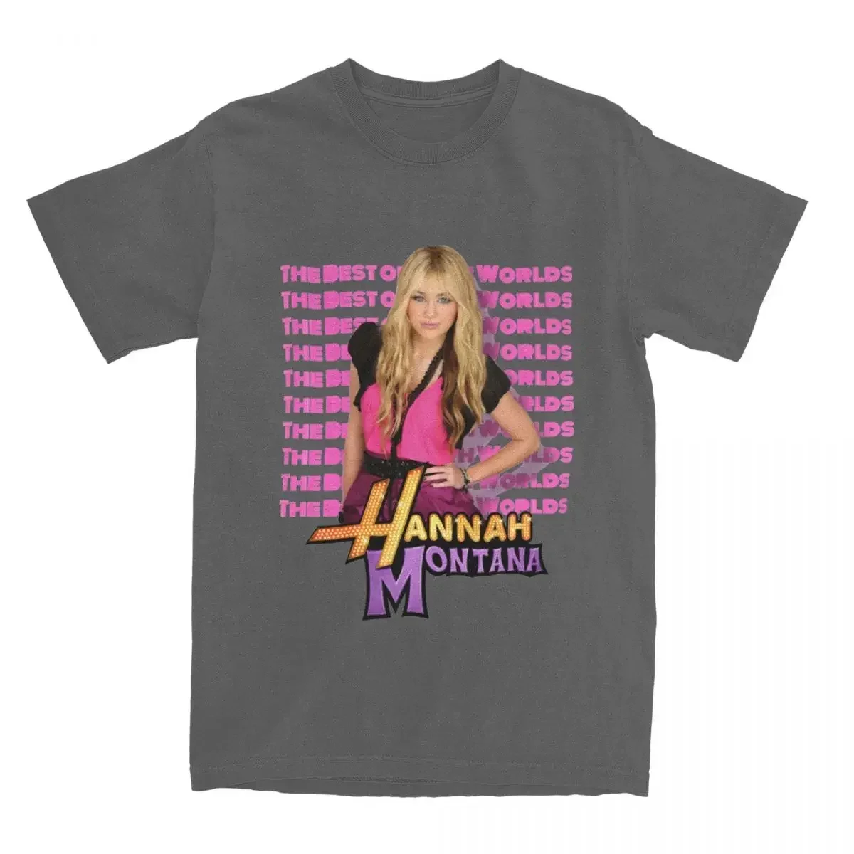 singer Merch Leisure Tee Shirt Short Sleeve Crewneck  Christmas Present Clothing Hannah Montana for Men Women T Shirt harajuku