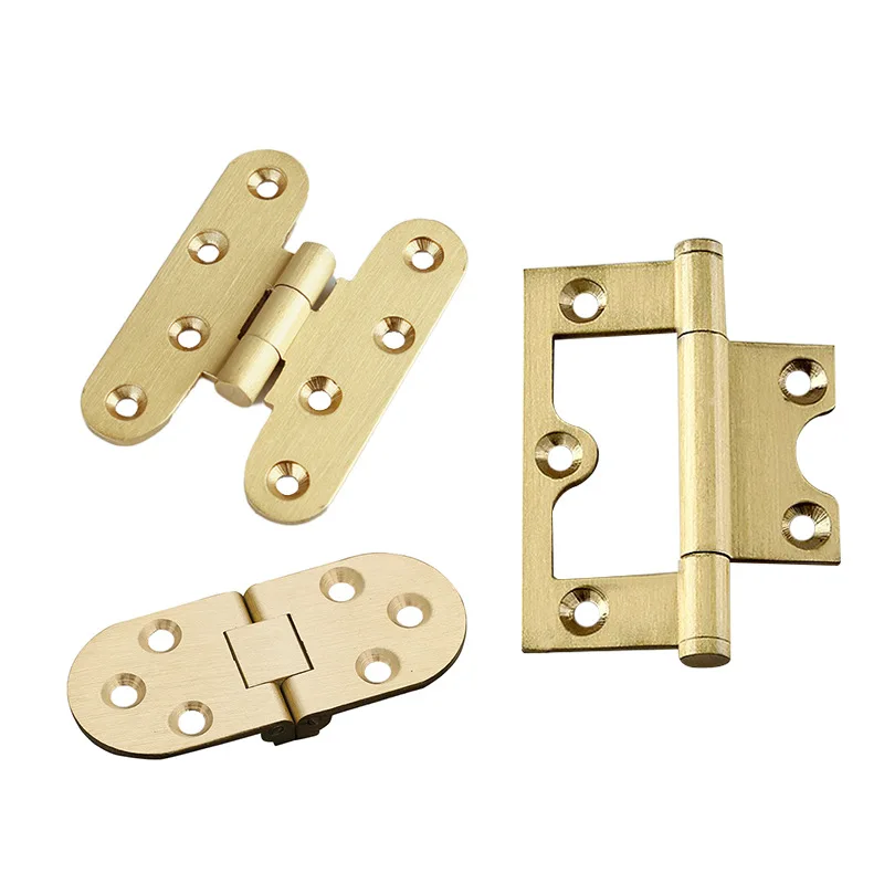 

4Pcs Antique Brass Door Hinges Bronze Furniture Cabinet Drawer Door Butt Hinge For Vintage Jewelry Wooden Box Furniture Hardware