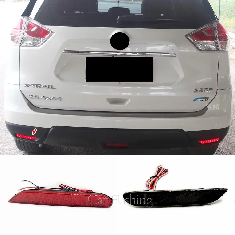 New！ 2PCS Brake Light For Infiniti JX35 QX56 QX60 Q60 Q30 JX QX Q50 Q70 QX30 QX80 LED Rear bumper Reflector Driving Fog Lamp