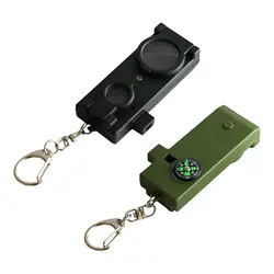 Outdoor Multifunctional Whistle with Keychain for Hiking Camping