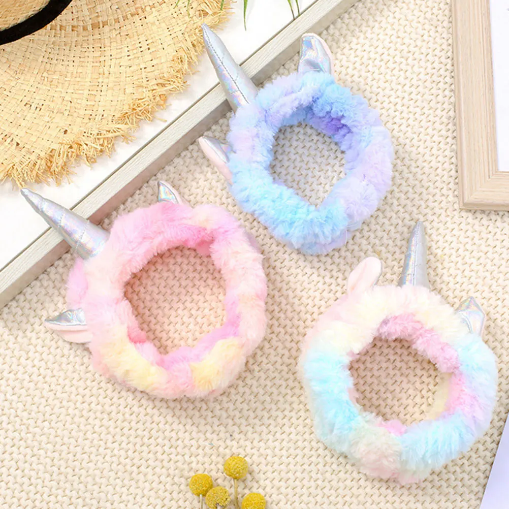 

Unicorn Hair Bands Elastic Headwear Accessories for Party Stylish Headdress Photo Props Lightweight Comfortable Sequins Design