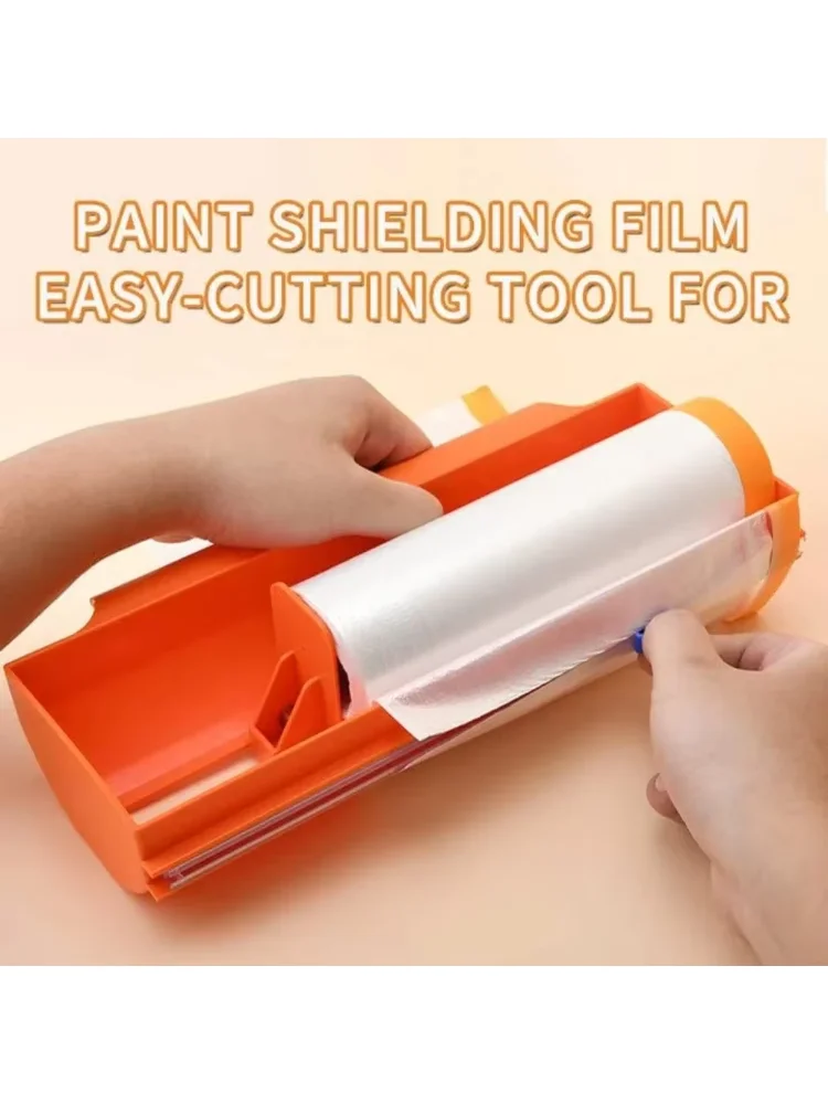 Upgraded Masking Film Cutter Masking Film Cutting Tool for Cutting Car Spray Paint Protective Film Furniture Dustproof Film