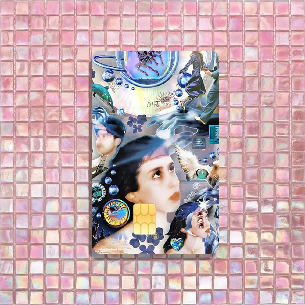 القرص الخيالي M-Magdalena B-Bay ملصقات الائتمان فيزا الخصم البنك بطاقة الشحن حافلة مترو ملصق مضاد للمياه ملصق الديكور