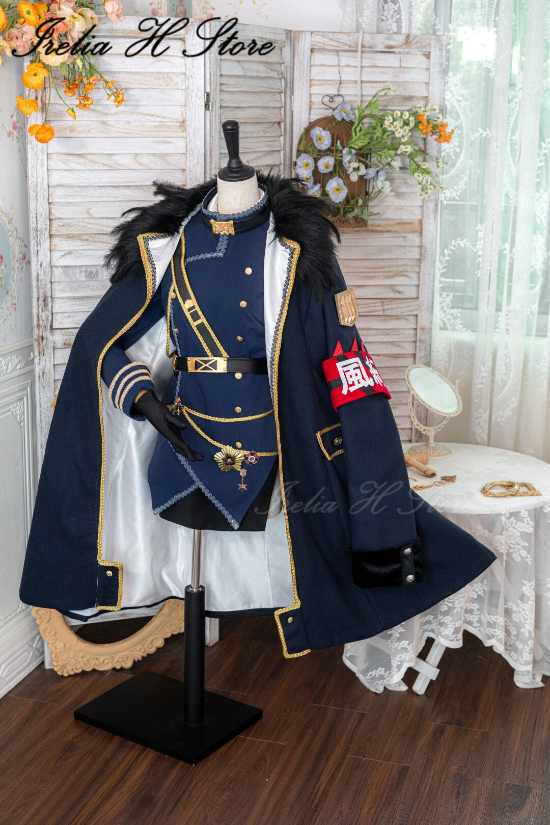 Irelia H Store Sorasaki Hina from Blue Archive Sorasaki Hina Cosplay Costume for women Uniform set trench can custom size image 5