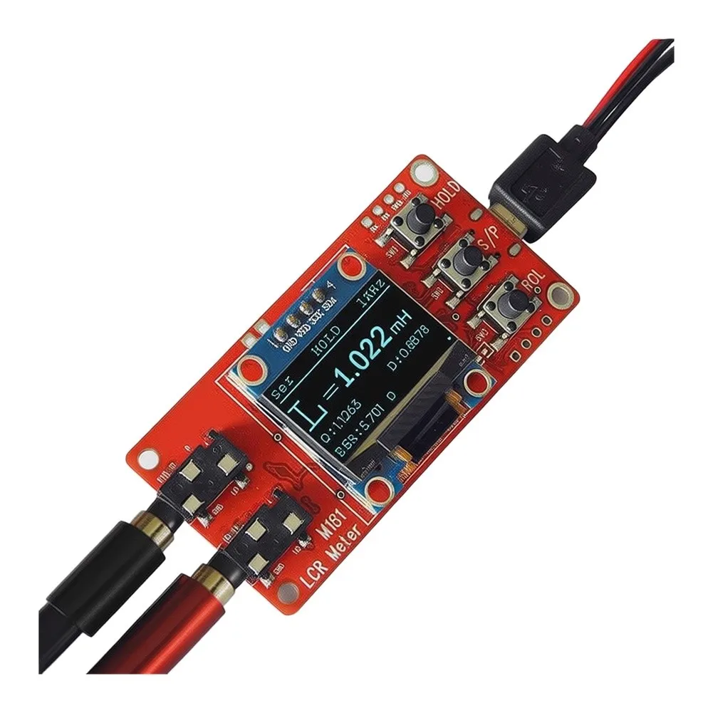 1Pc DIY LCR Kit Resistance Capacitance Inductance Measurement Tester Module With USB Interface For Electronic Training Tool
