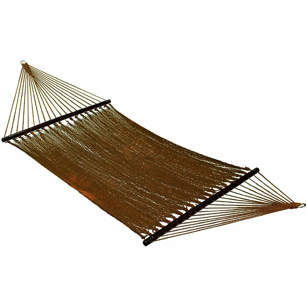 4910 Two Point Tight Weave Caribbean Hammock, Brown