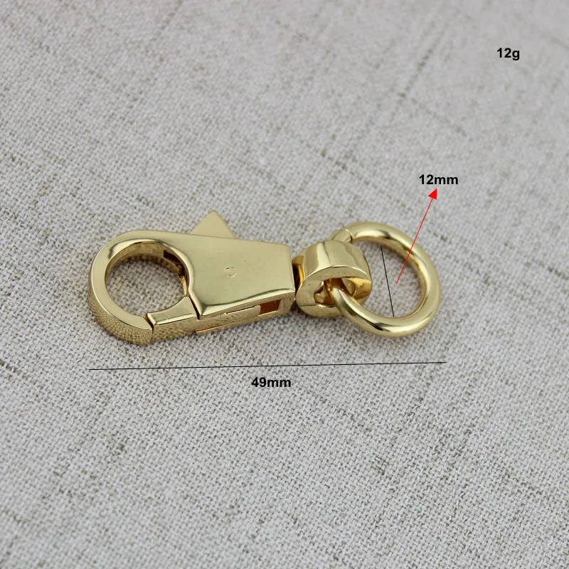 10-200PCS 12MM High Quality Handbag Twist Lock For DIY Craft Shoulder Bags Clasp Metal Buckle Snap Hooks Hardware Accessories