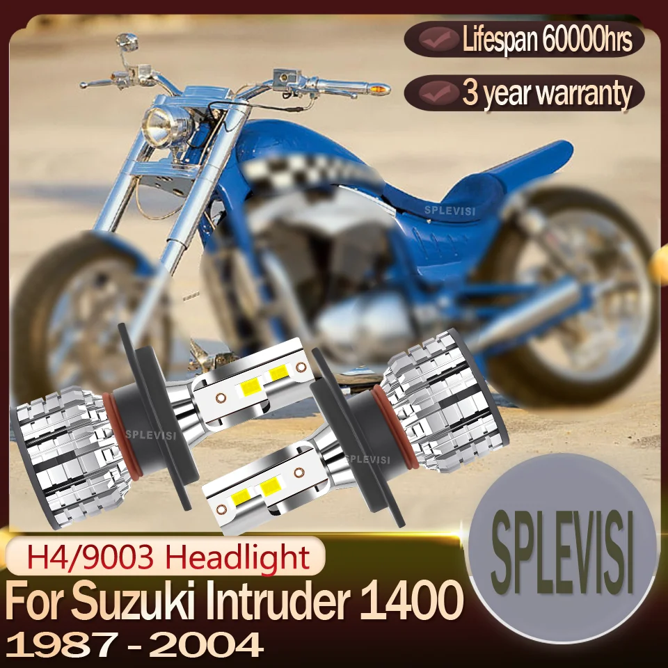 

Ensuring Safer Night Driving H4 LED motorcycle Headlight For Suzuki Intruder 1400 1987 1988 1989 1990 1991 1992 1993 1994-2004