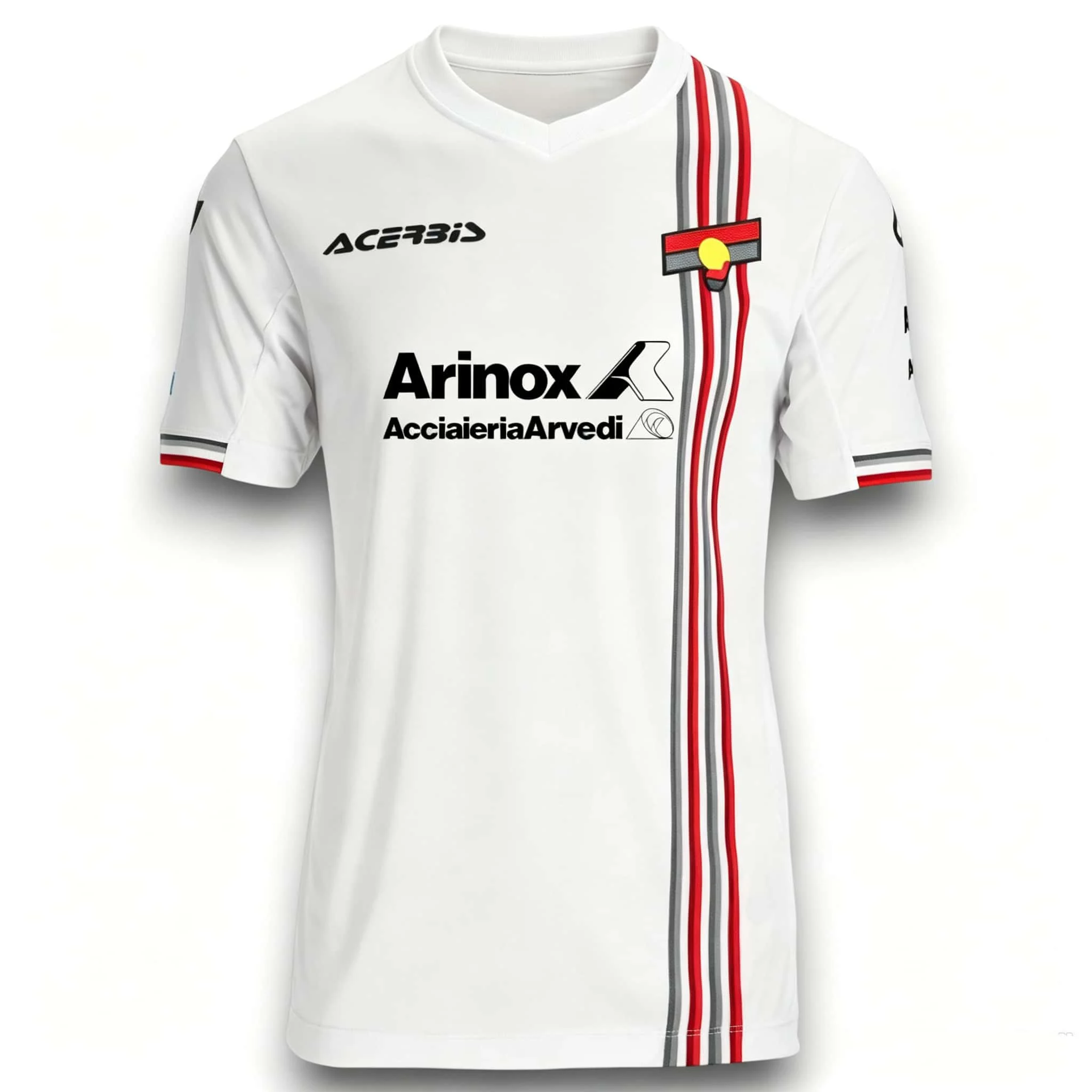 Atmungsaktives Fußballtrikot für Herren, Club of Cremonese 26-27, Heimtrikot, Fußballtrikots 2026, Sommer, schnelltrocknendes T-Shirt für Damen – Detail 5