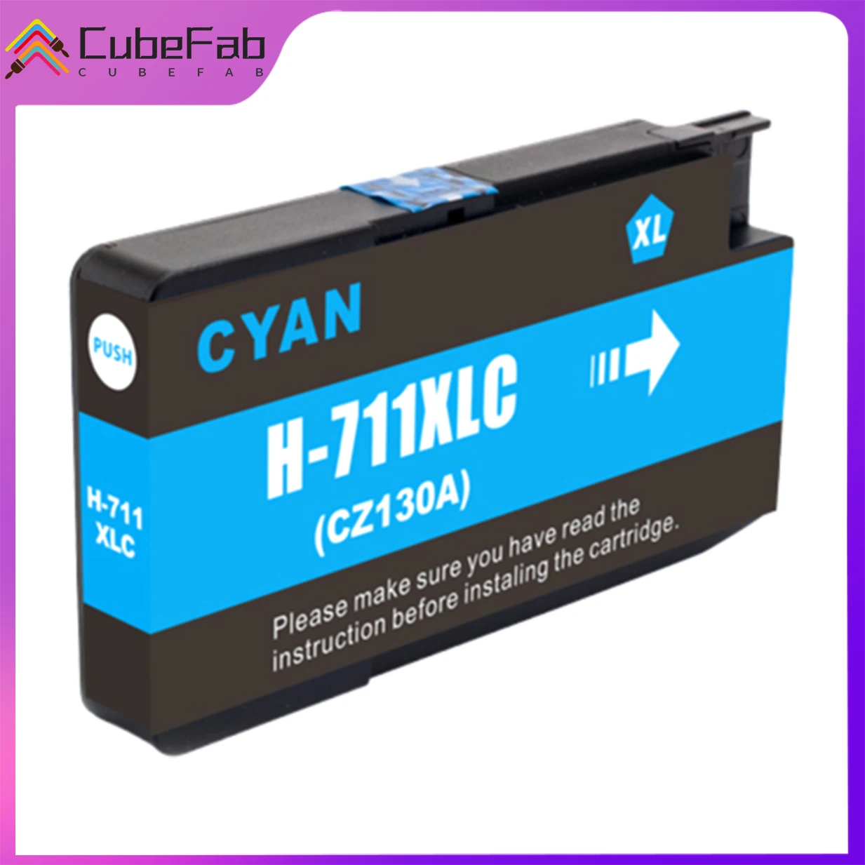 خرطوشة حبر 711 711XL لخرطوشة بديلة HP 711 HP711 متوافقة مع طابعة HP DesignJet T120 T125 T130 T520 T525 T530