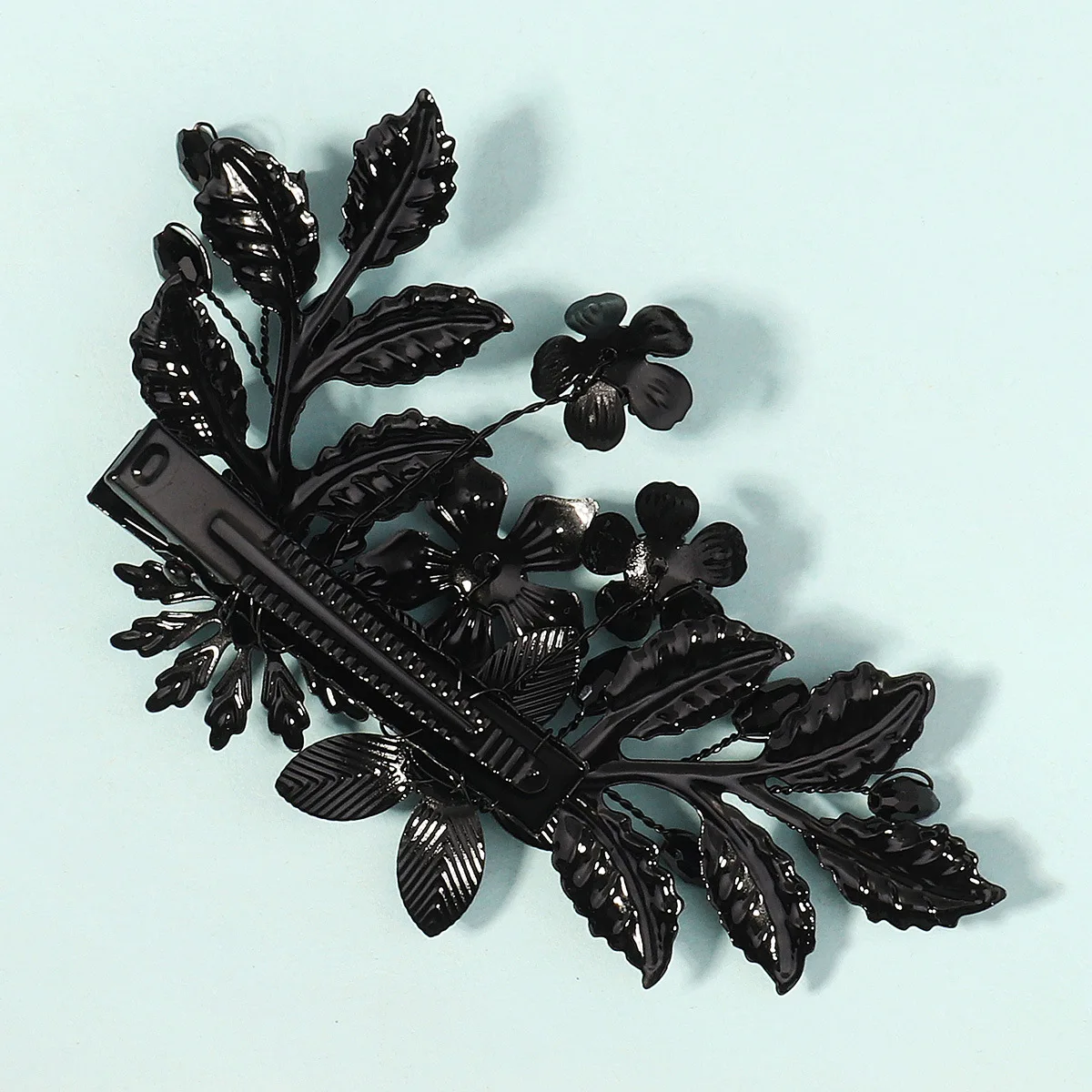 Black Flower Hairpins Happy Halloween Hairclips Women Girls Party Hair Jewelry Accessories Floral Headpieces Jewelry Gifts