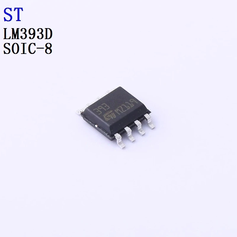 10PCS LM393D LM393DT LMV321RILT LMV358IDT TJM4558CDT ST Operational Amplifier