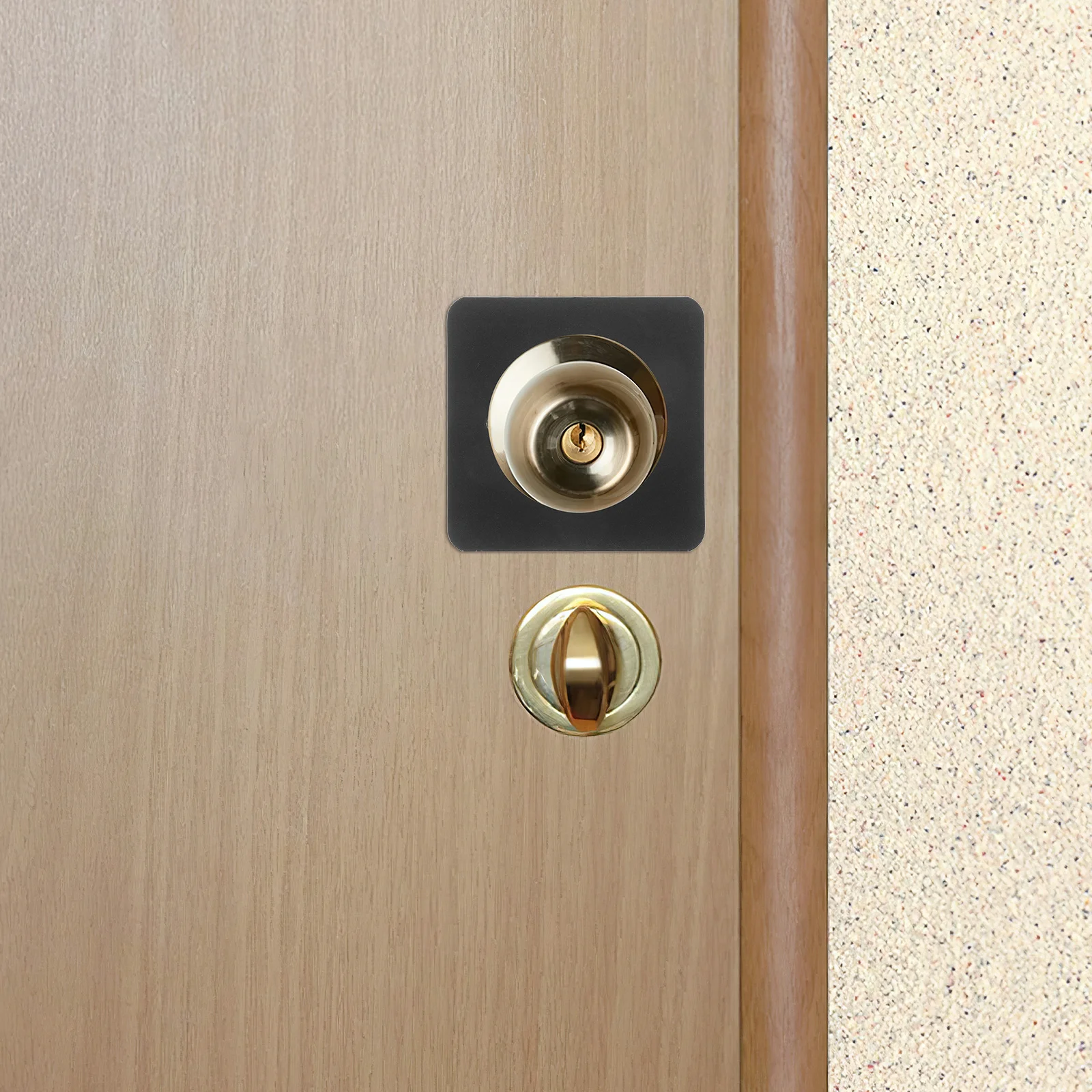 

Stainless Steel Door Reinforcement Plate for Spherical Locks No Drill Design Easy Installation for Home Security