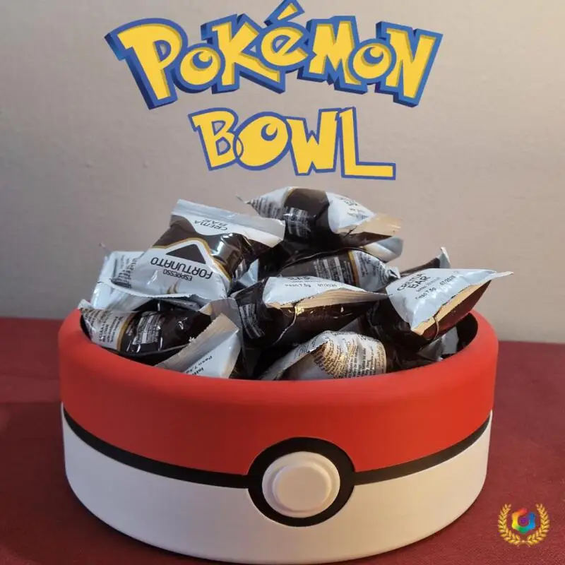 Коробка для хранения Pokemon Pokeball, мультяшная коробка для хранения конфет и закусок, коробка для еды, креативный подарок, модель для хранения, украшение для рабочего стола