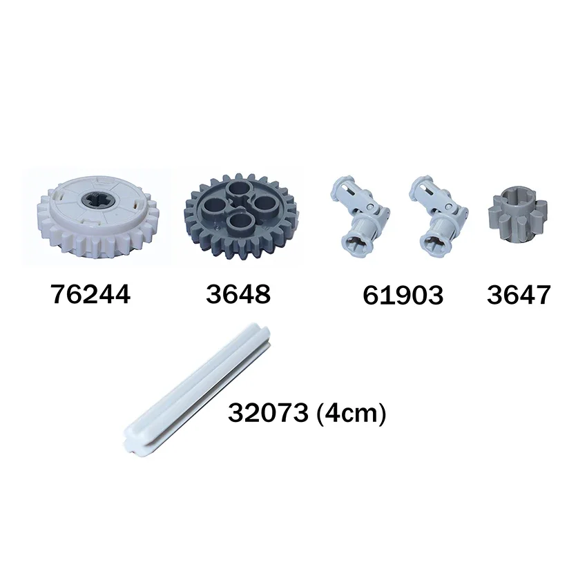 Juego de motores 8293 PF, modelo de funciones de potencia, piezas técnicas, bloques de construcción compatibles con MOC, ladrillos DIY de alta tecnología, cajas de baterías de Motor