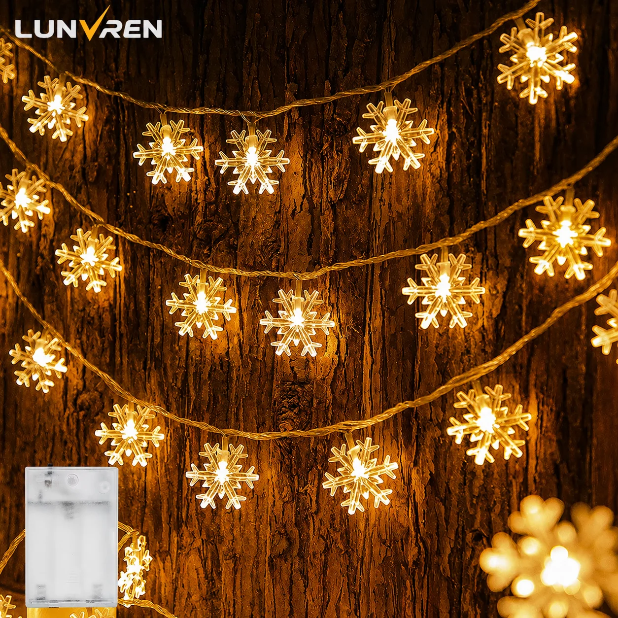 Valentine\'s Day Snowflake LED String Lights Easter LED Fairy Light Wedding Party Garland Holiday Decoration Lighting Strips