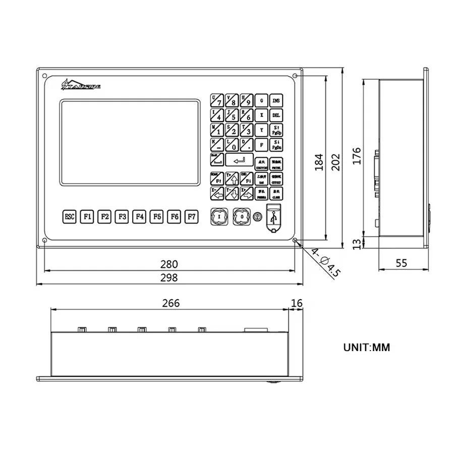 SF-2100C plasma cutting machine system, AVC188 arc voltage control torch controller THC JYKB-100-DC24V