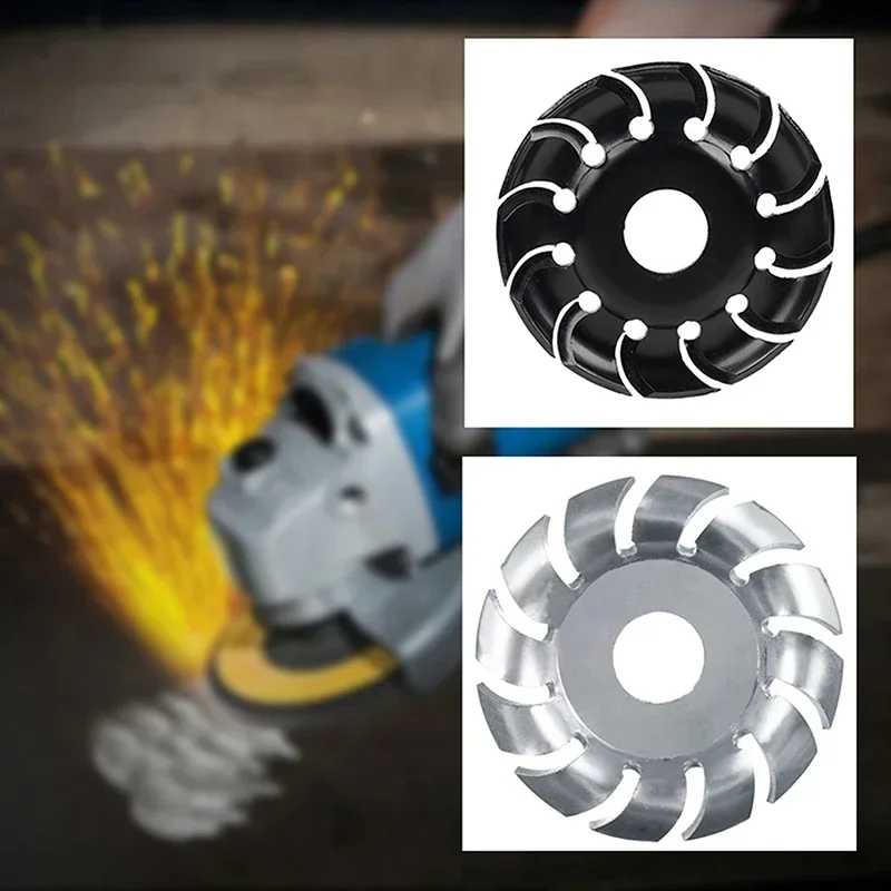 for 125 Angle Grinder Tool 22mm 12 Teeth Wood Carving Disc Bore Grinder Wood Shaping Saw Blade Manganese Steel Disc Saw Blade