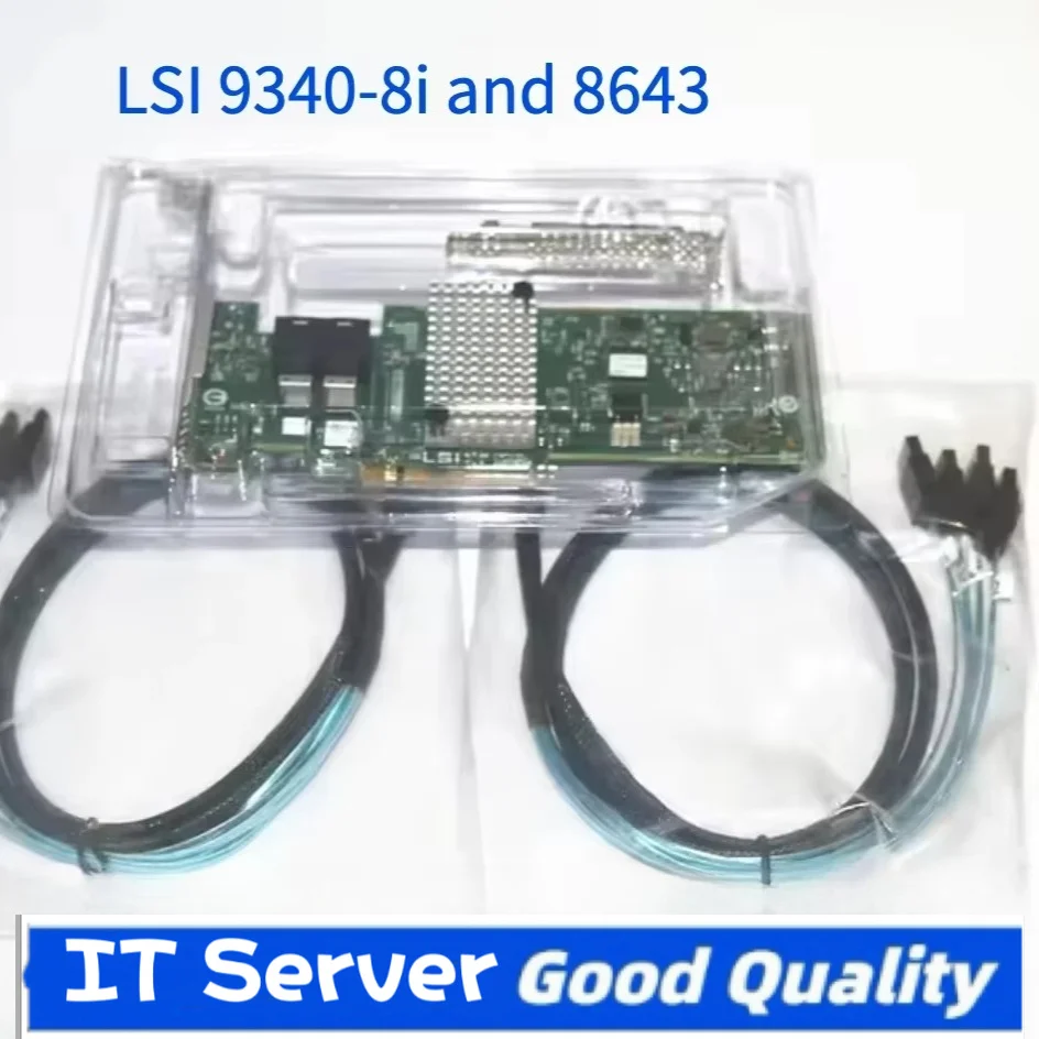 LSI 9340-8i 12Gbps SAS3008 M1215 PCIe x8 = 9300-8I SAS HBA P16 IT mode ZFS TrueNAS UNRAID * 2 SFF-8643 to 4 Sata Cable