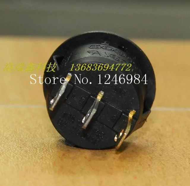 [SA]M20.5 Power Switch Round Rocker Switch AC 220V red illuminated rocker switch single HF-606--100PCS/LOT